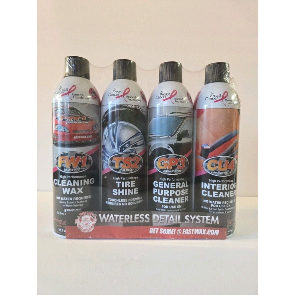 RGS Labs Waterless Detail System FW1 TS2 GP3 & CU4 Auto Detail 4 Pack New
